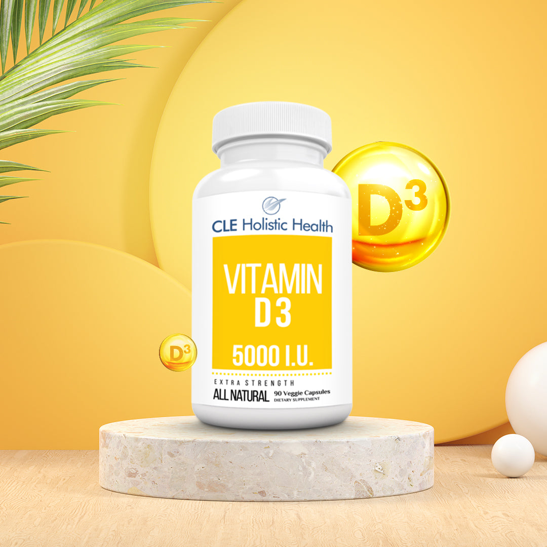 CLE Vitamin D3 5000 I.U. FREE BOTTLE